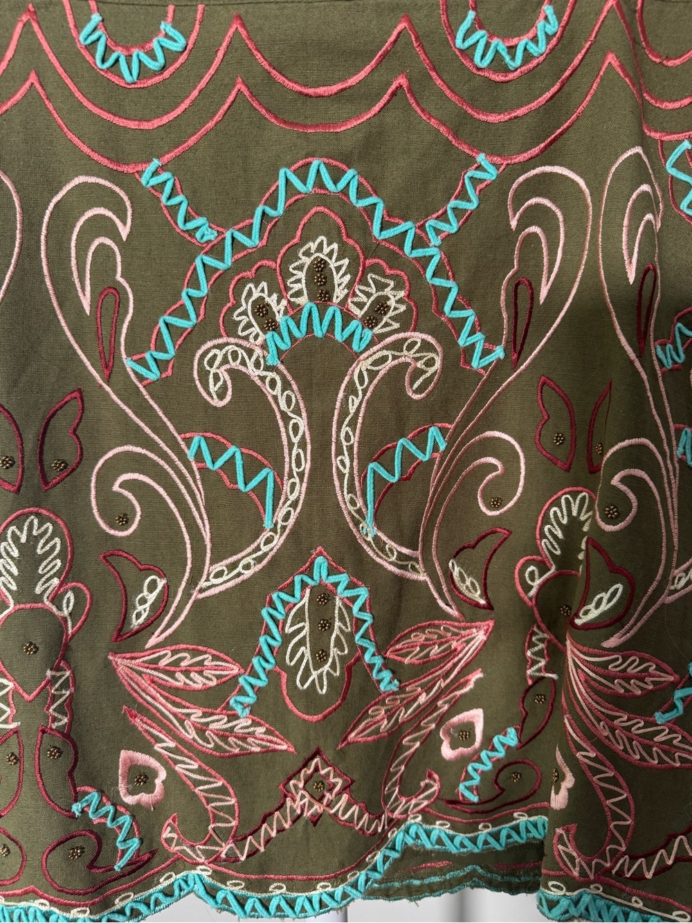 Anthropologie A-Line Mini Skirt - Picture 7 of 7